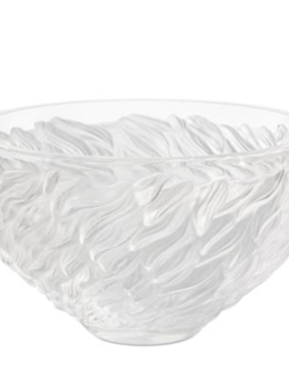 Lalique Fourrure Crystal Bowl  NEW